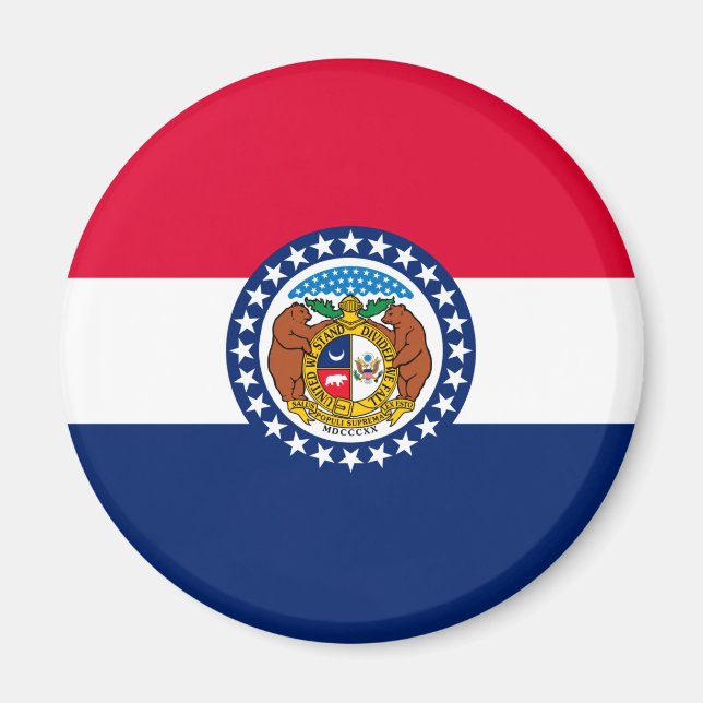 Imã Estado do Missouri Flag Design (Frente)