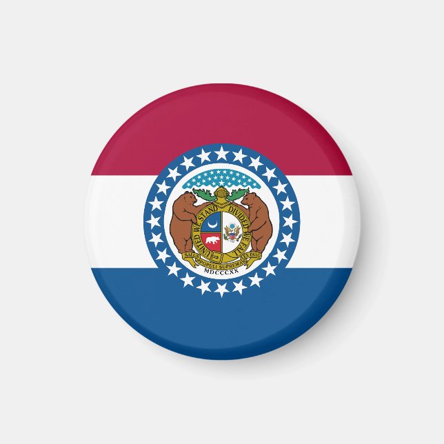 Imã Estado do Missouri Flag USA (Frente)
