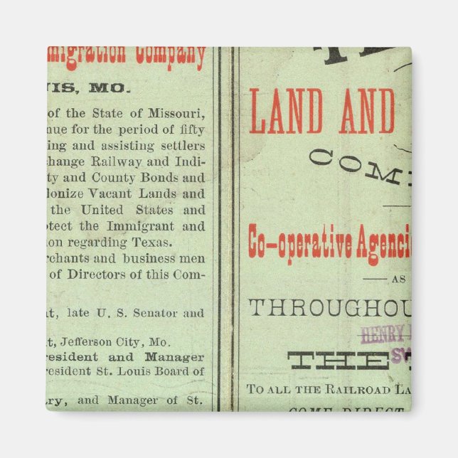 Imã Estado do Texas (Frente)