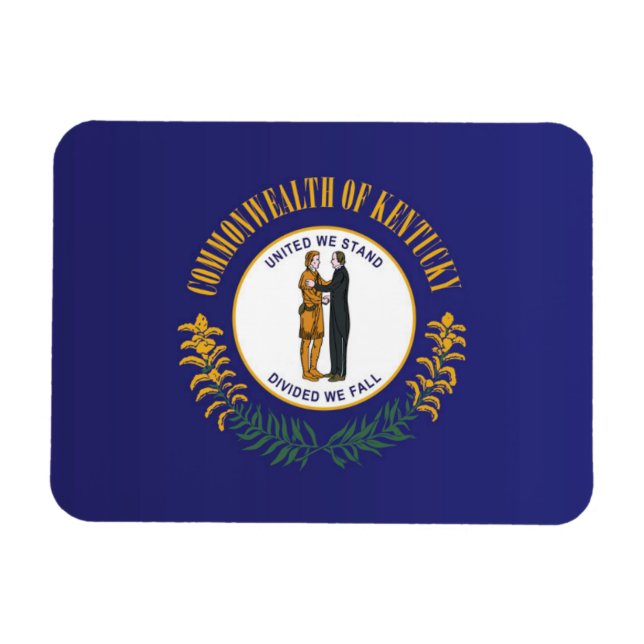 Ímã Estado Flag do Kentucky, EUA (Horizontal)