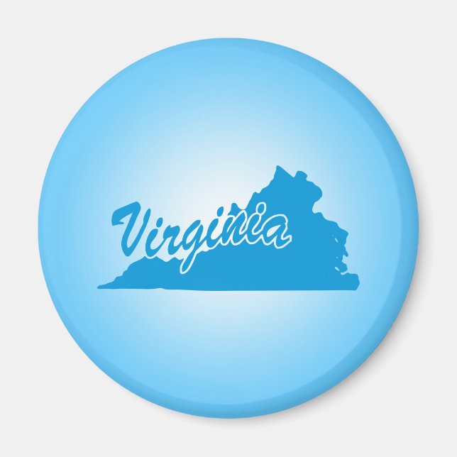 Imã Estado Virginia Magnet (Frente)