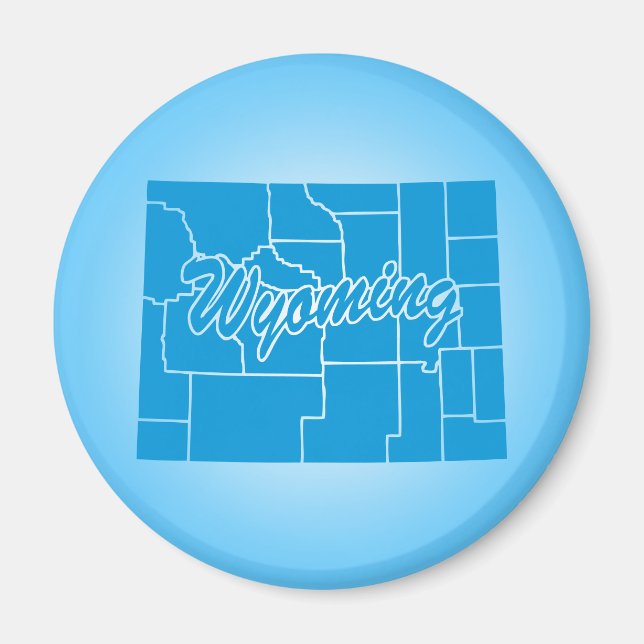Imã Estado Wyoming (Frente)