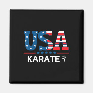 Imã Estados Unidos Bandeira Karate Usa Team Esporte Ka