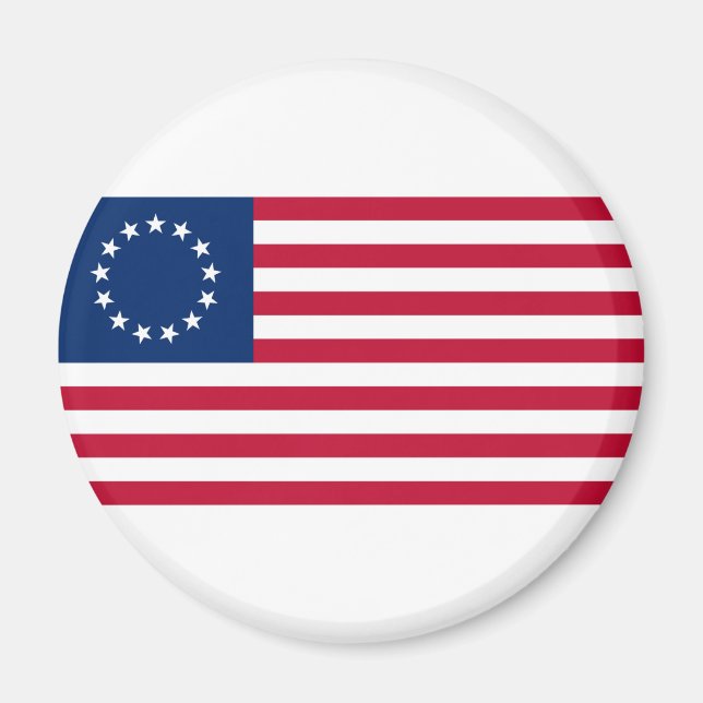 Imã Estados Unidos Betsy Ross Flag (Frente)