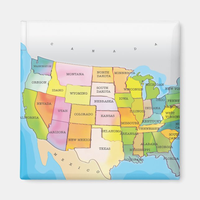 Imã Estados Unidos Da América (Frente)