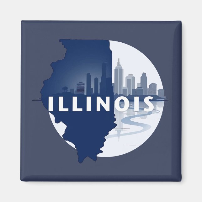 Imã Estados Unidos da América do Illinois (Frente)