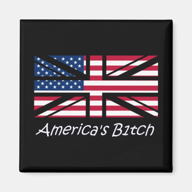 Imã Estados Unidos da Grã-Bretanha (Versão do Slogan) (Frente)