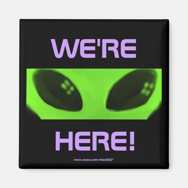 Imã ESTAMOS AQUI! Imagem v2 (Frente)