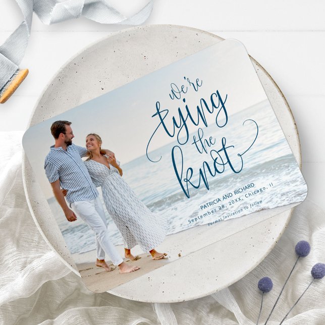 Ímã Estamos Casando Casando Salve a foto da data (Criador carregado)