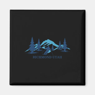 Imã Estância de esqui de Richmond Utah Esquiando Esqui
