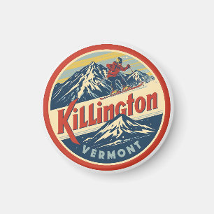 Imã Estância de esqui KILLINGTON Vermont montanhas vin
