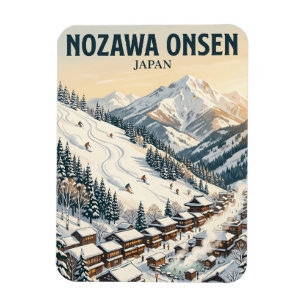 Ímã Estância de Esqui Nozawa Onsen Japão