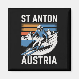 Imã Estância de esqui Retro St Anton Áustria
