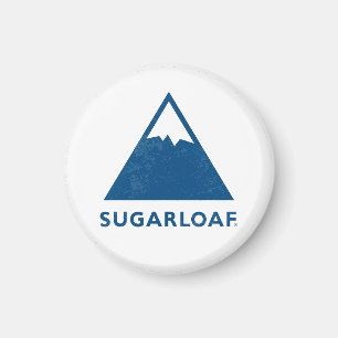 Imã Estância de esqui Vintage Sugarloaf no Maine Nova