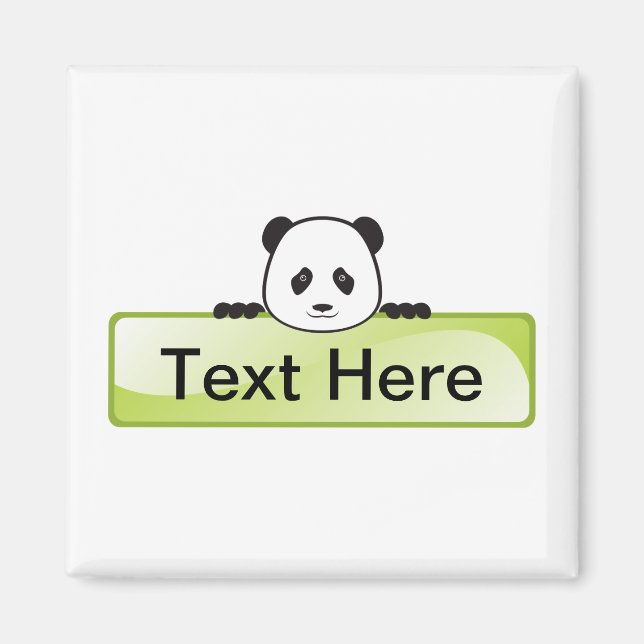 Imã Estandarte do Panda (Frente)