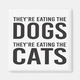 Imã Estão comendo os cães, estão comendo os gatos