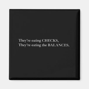 Imã Estão comendo os cheques que estão comendo o Balan
