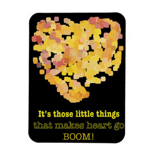 Ímã Estar apaixonado por uma citação: São essas peq