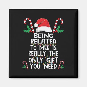 Imã Estar Relacionado A Mim Família Pajama Natal Xmas