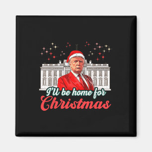 Imã Estarei Em Casa Para O Natal Engraçado.