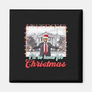 Imã Estarei Em Casa Para O Natal Engraçado.