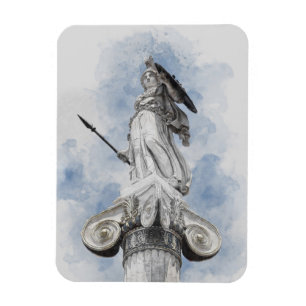 Ímã Estátua Clássica de Atena – Inspirada na Mitologia