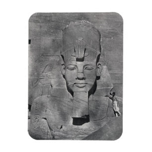 Ímã Estátua colossal de Ramesses II em Abu Simbel,