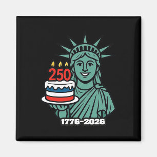 Imã Estátua da Liberdade 250 Anos 1776-2026 250º 4 de