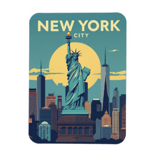 Ímã Estátua da Liberdade da Cidade de Nova York Viagem