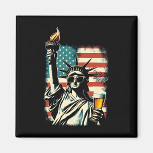 Imã Estátua da Liberdade dos EUA Festa Cerveja 4 de Ju