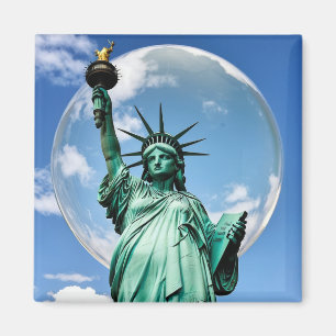 Imã Estátua da Liberdade no Domínio de 2035