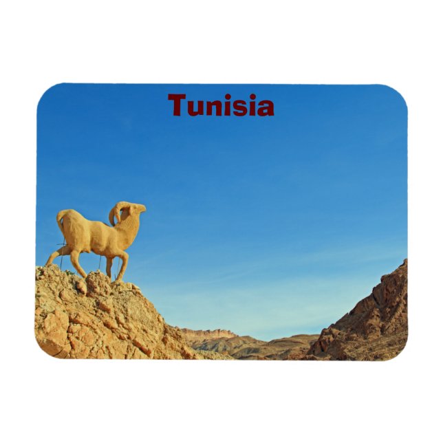 Ímã Estátua de cabra da Tunísia (Horizontal)