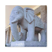 Estátua de Elefante no Centro de Cebu Cidade Filip