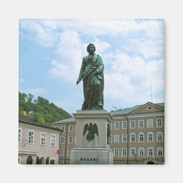 Imã Estátua de Mozart em Salzburgo (Frente)