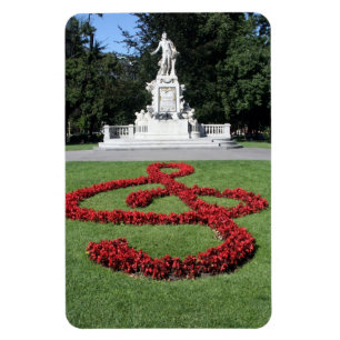 Ímã estátua de música mozart