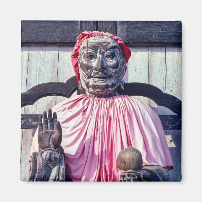 Imã Estátua de Pindola Bharadvaja em Nara - Japão (Frente)