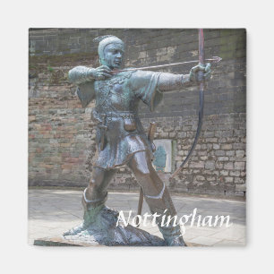 Imã Estátua de Robin Hood pela foto do castelo de