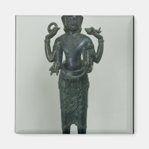 Imã Estátua de Vishnu em seu formulário triplo de