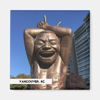 Imã Estátua do riso Vancouver Viagem Magnet