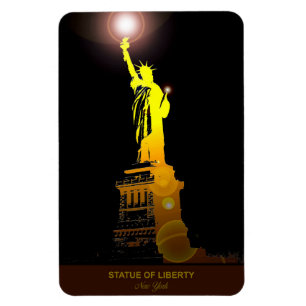 Ímã Estátua do Viagem flexível da liberdade
