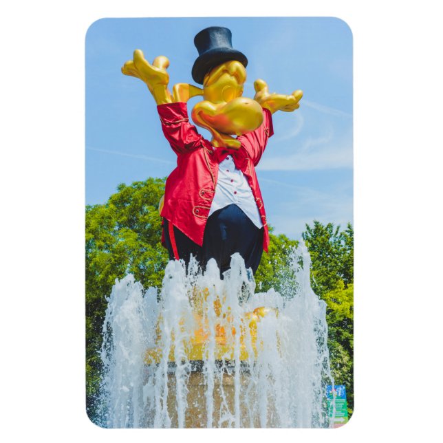 Ímã estátua Gardaland, Itália (Vertical)