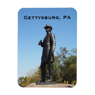 Ímã Estátua General Warren em Gettysburg PA