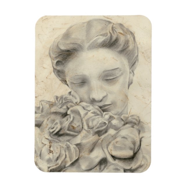 Ímã Estátua no Jardim I (Vertical)