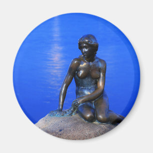 Imã Estátua pequena da sereia, Copenhaga, Dinamarca
