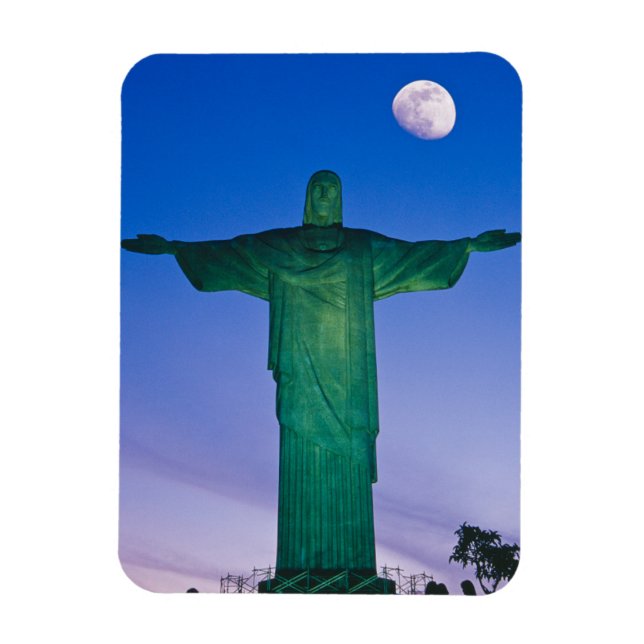 Ímã Estátua Redentora do Cristo| Rio de Janeiro Brasil (Vertical)