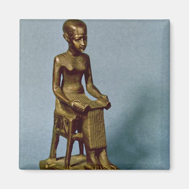 Imã Estátua sentada do Imhotep com uma estátua aberta (Frente)