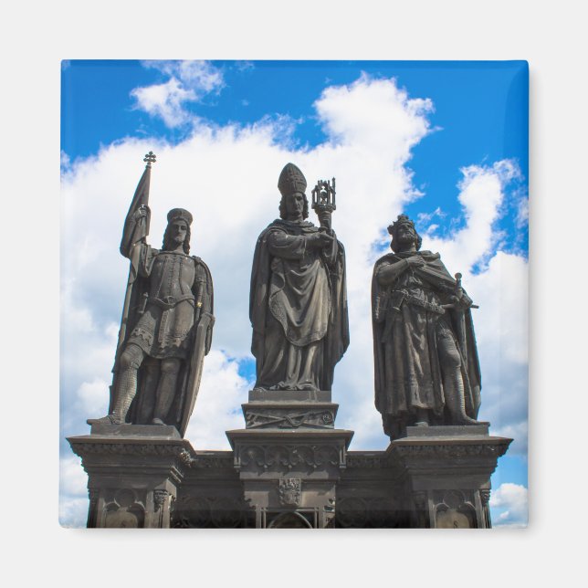 Imã Estatuagens em Charles Bridge (Frente)