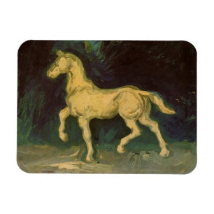 Ímã Estatueta de Gesso de um Cavalo por Vincent van Go