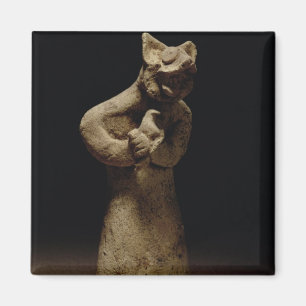 Imã Estatueta de um demónio Leão-Dirigido,