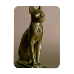 Ímã Estatueta de um gato que representa a deusa Bastet